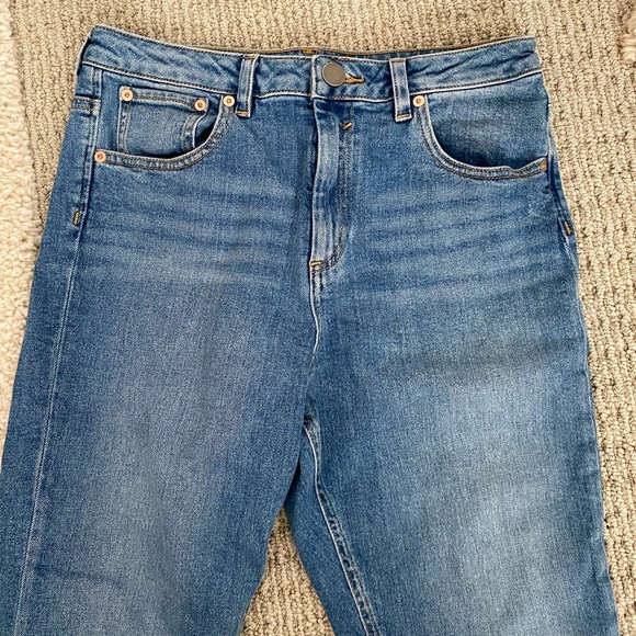 ASOS Denim Jeans with Cut Out Ankle Hem - Picture 6 of 6